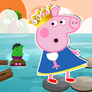 Princess Peppa Jump Game Pig Jumping APK