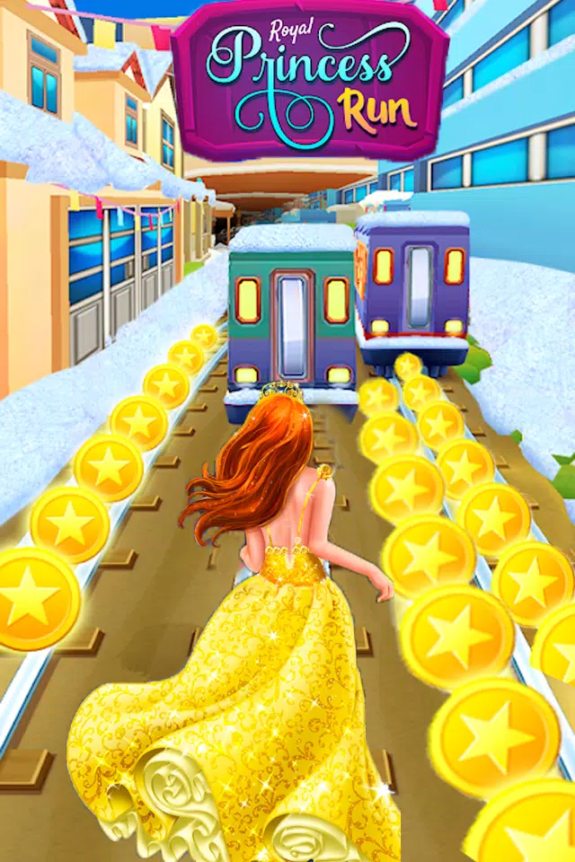 Royal Princess Subway Run Surf Game - kids fun game.