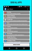 Apk Share / Bluetooth App Send captura de pantalla 1