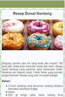 برنامه‌نما Doughnut Recipe عکس از صفحه