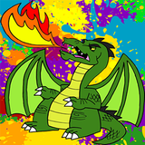 Dragon nemo ball Coloring Book For Kids Tolders icône