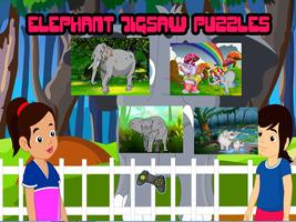 Elephant Animal Jigsaw Puzzles For Kids 截图 1