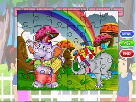 Elephant Animal Jigsaw Puzzles For Kids 截图 2