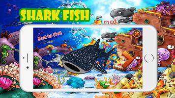 Shark Fish Game Dot to Dot For Kids syot layar 1