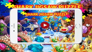 Shark Fish Jigsaw Puzzles For Kids پوسٹر