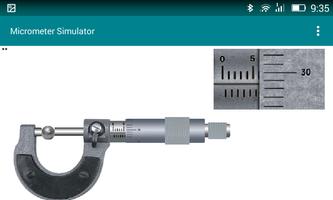 Micrometer Simulator اسکرین شاٹ 1