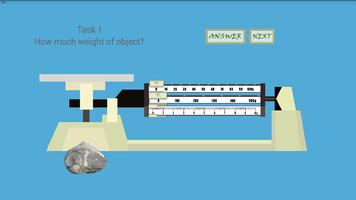 Triple Beam Balance Affiche