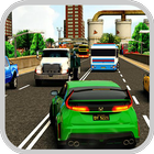 New Real City Car Driver Guide ไอคอน