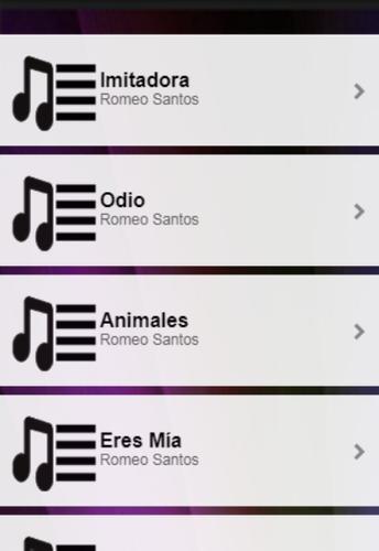 Descarga de APK de Letra de Imitadora - Romeo Santos para Android