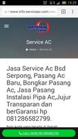 Service AC Tangerang capture d'écran 2
