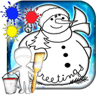 Holiday Coloring Book أيقونة