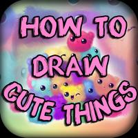 How to Draw Cute Things Affiche