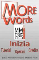 MORE Words Italia Affiche