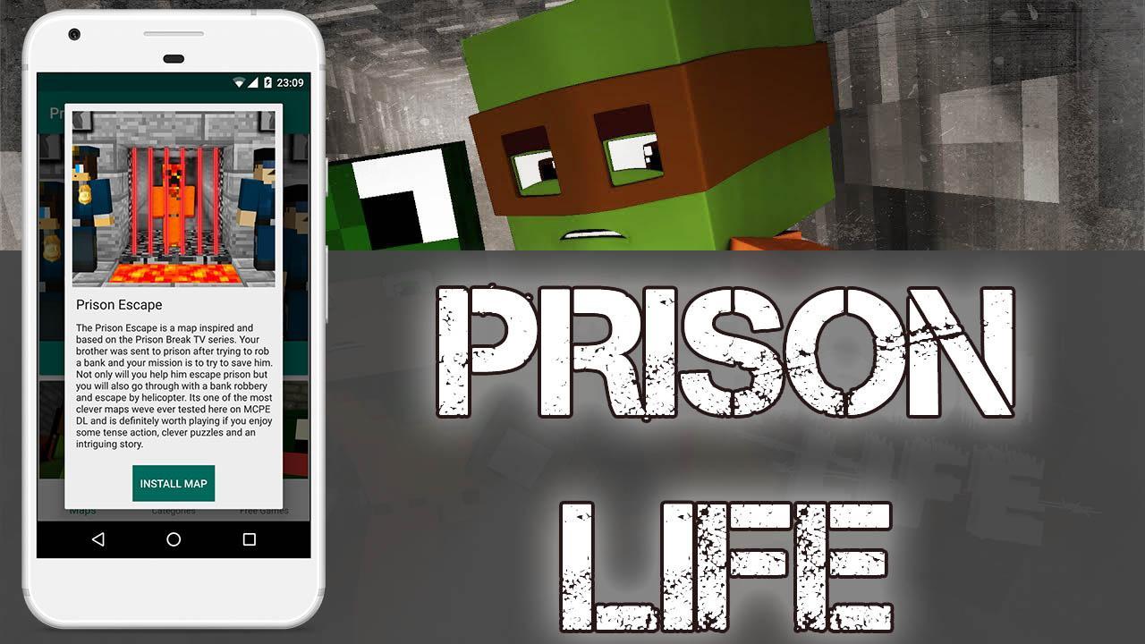 Prison Roblox Life Maps Map For Mcpe For Android Apk Download - roblox prison map