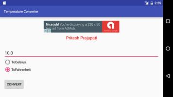 Temperature Converter capture d'écran 2