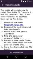 FNAF mod for Minecraft PC capture d'écran 2