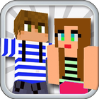 Girl And Boy Skins for MCPE biểu tượng