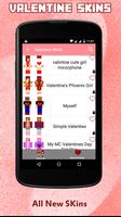 Free Valentines Skins for MCPE plakat