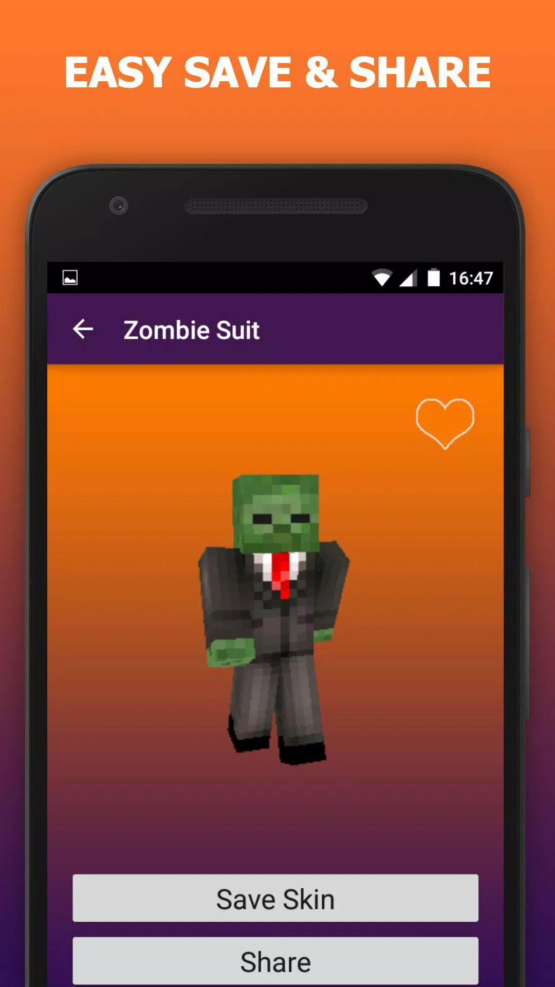 Minecraft Zombie In A Suit Skin
