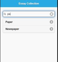 Essay Collection screenshot 1