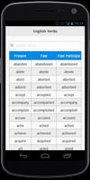 English Verbs पोस्टर