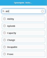 Synonym and Antonym syot layar 1