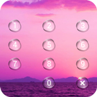 AppLock Theme Purple Ocean simgesi