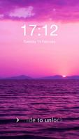 AppLock Theme Purple Ocean скриншот 2