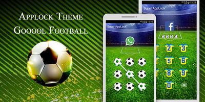 AppLock Theme Goal Football постер