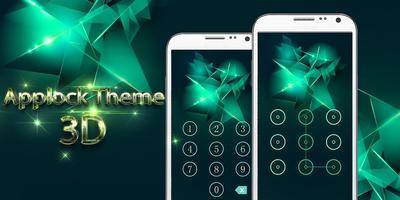 Applock Theme 3D plakat