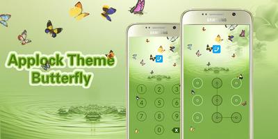 Applock Theme Butterfly اسکرین شاٹ 2