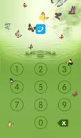 Applock Theme Butterfly captura de pantalla 3