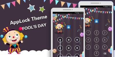 برنامه‌نما Applock Theme Fools' Day عکس از صفحه
