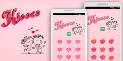 Applock Theme Kiss Love Plakat