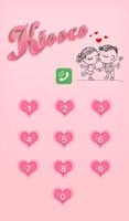 Applock Theme Kiss Love স্ক্রিনশট 1