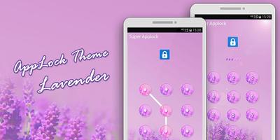 Applock Theme Lavender capture d'écran 2