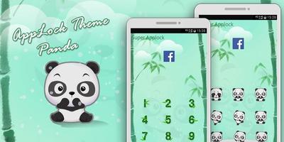 Applock Tema Panda imagem de tela 3