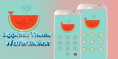 Applock Theme Watermelon capture d'écran 3