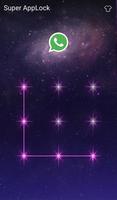 Applock Theme Galaxy screenshot 1