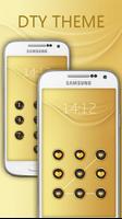 Applock Theme Gold ポスター