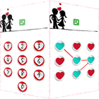 Applock Valentines lock Theme icône