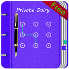 Diary with Lock icon