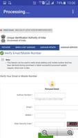 Aadhaar Card ( Verify Email/Mobile Number ) capture d'écran 1