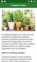 برنامه‌نما Container Gardening عکس از صفحه