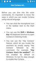 Voice Commands for Cortana captura de pantalla 1