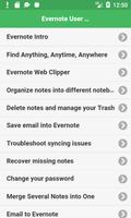 User Guide for Evernote Affiche