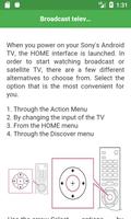 Guide for Sony Android TV ảnh chụp màn hình 1