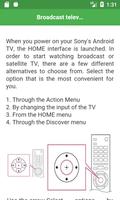 Guide for Sony Android TV Screenshot 1