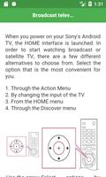 Guide for Sony Android TV capture d'écran 1