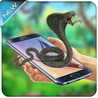 Snake on Mobile Screen Prank : Animated Snake App icône